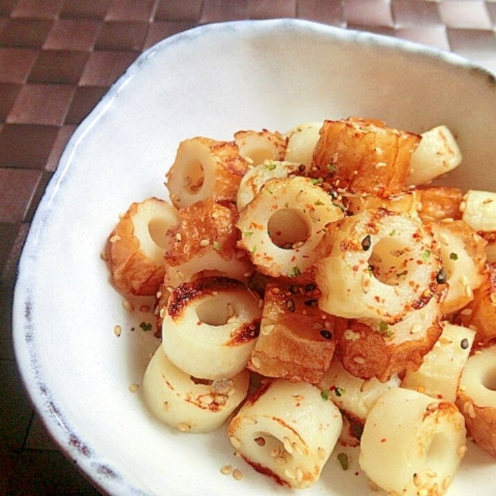 ちくわの甘辛焼き レシピ 作り方 By はぁぽじ 楽天レシピ